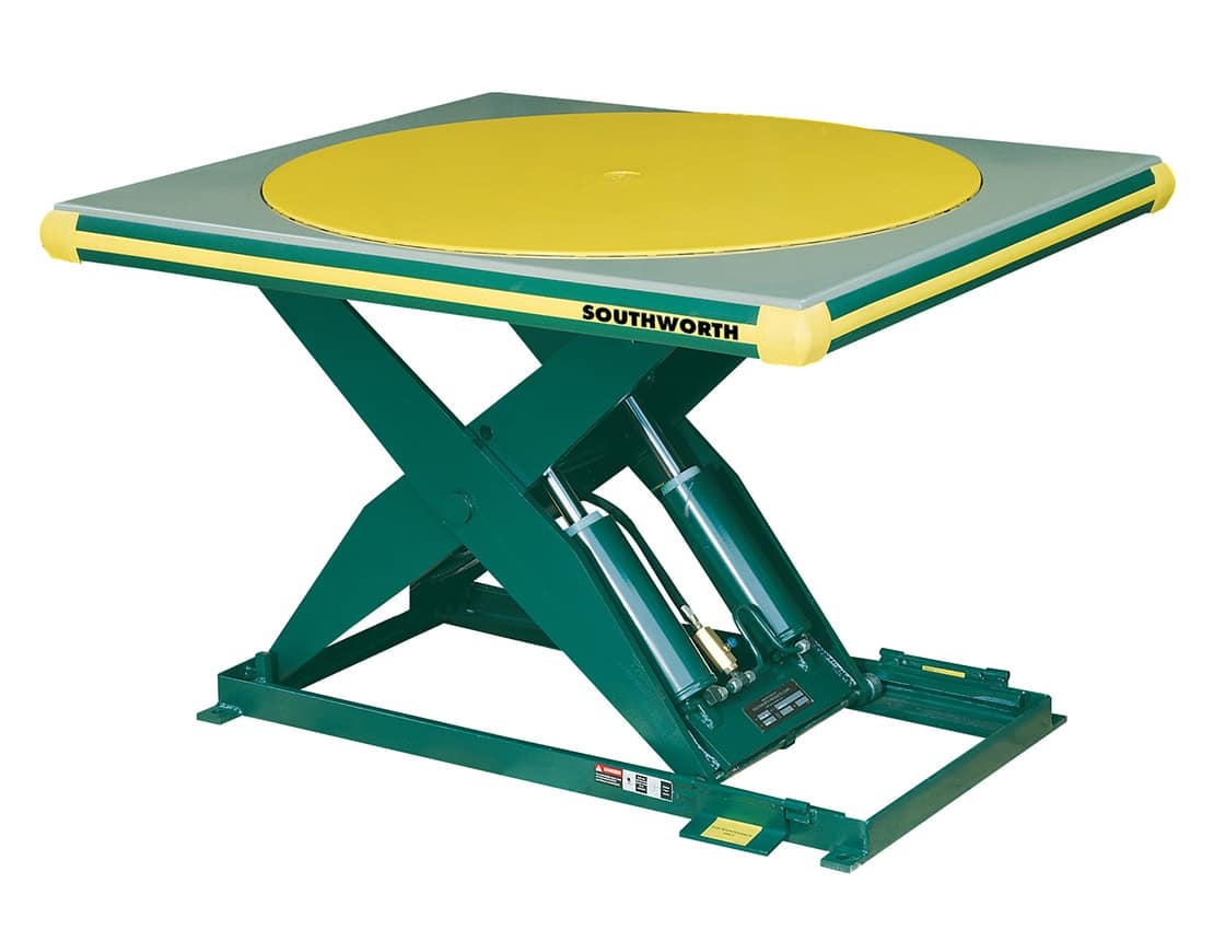 Elevadores de plataforma giratoria de montaje empotrado