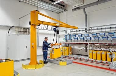 Grúa pluma de columna LS